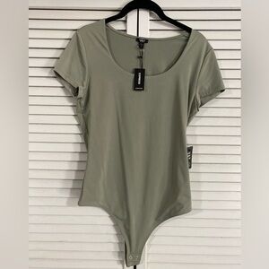 Size medium sage green body suit